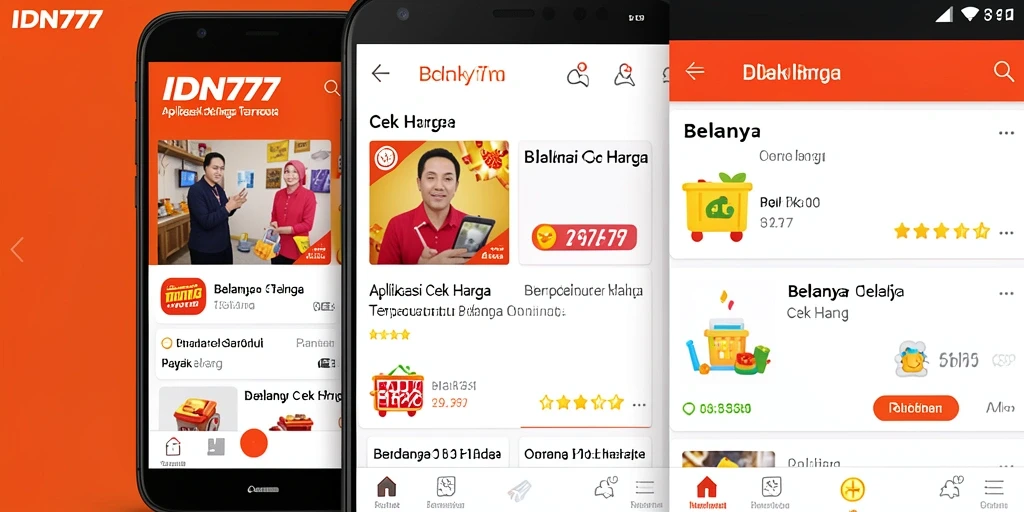 Tampilan antarmuka IDN777 untuk mencari harga produk.