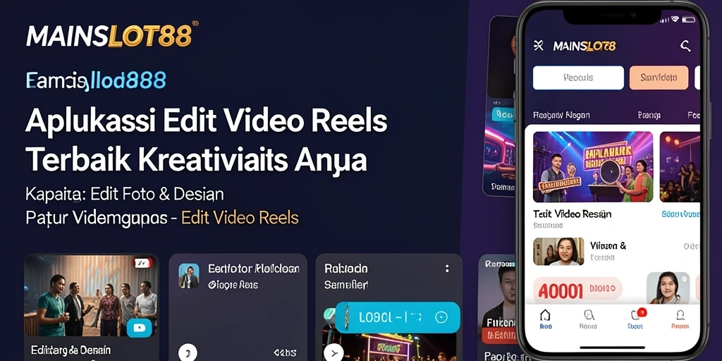 Antarmuka intuitif MAINSLOT88 untuk editing video reels yang sederhana.
