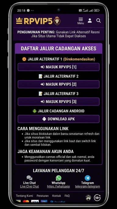 Link Alternatif RPVIP5 untuk Pengguna Android