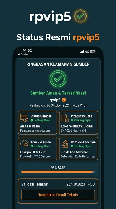 Kanal Resmi rpvip5 untuk Pengguna Android Indonesia